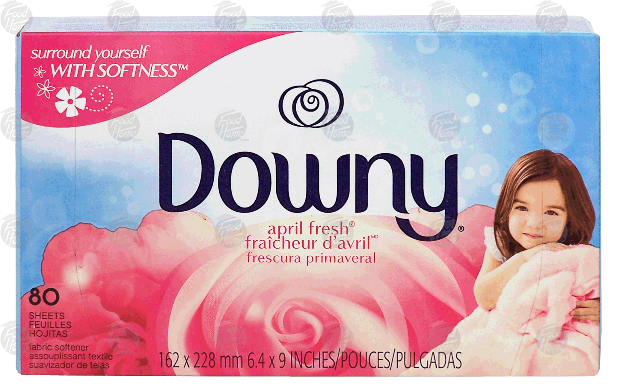 Downy  fabric softener dryer sheets, april fresh Full-Size Picture